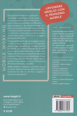 Mobile Working — Libro - 2