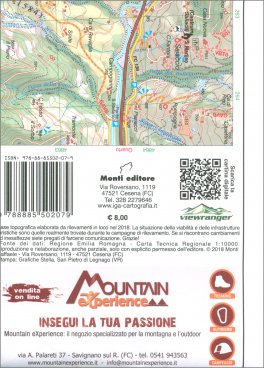 Monte Fumaiolo - Monte Comero - Carta dei Sentieri n. 18 — Libro - 2