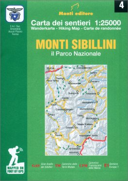 Monti Sibillini - Il Parco Nazionale - Carta n. 4 — Libro - 1