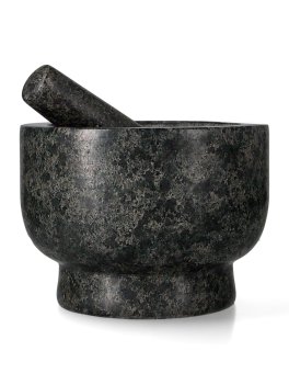 Mortaio in Granito Goliath - 1