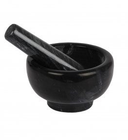 Mortaio in Marmo Nero - 1