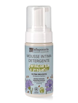 Mousse Detergente Intima Delicata Fiordaliso Bio e Prebiotici - 1