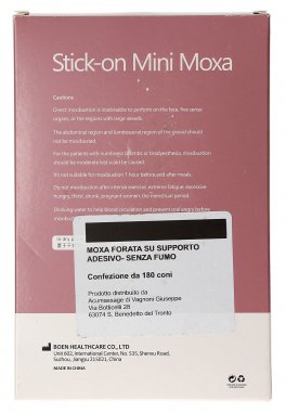 Moxa Forata su Supporto Adesivo - Senza Fumo - 180 Coni - 3