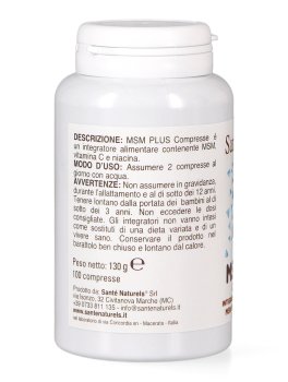 MSM Plus - MSM, Vitamina C e Niacina - 3