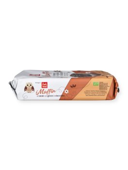 Muffin al Cacao con Gocce di Cioccolato Bio - 3