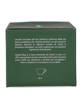 Tazza in Ceramica con Manico "Wilden Teas" - Bordeaux Cervo - 4