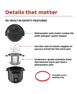 Multicooker 10 in 1 - Instant Pot® Pro™ - 6