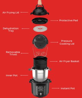 Multicooker Instant Pot® Pro Crisp + Air Fryer - 8