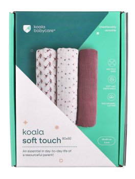 Mussole Koala Soft Touch 80x80 cm - Purple - 4