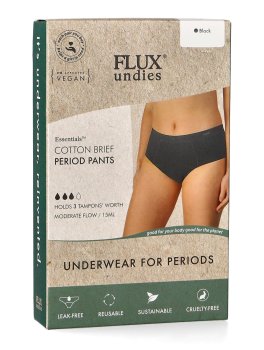 Mutande Assorbenti Flux Essential Cotton Brief - Moderate Flow - 4
