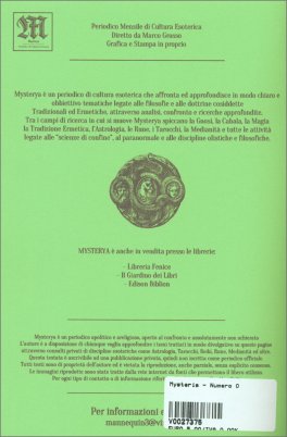 Mysteria - Periodico di Cultura Esoterica - n. 0 — Libro - 2