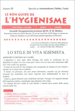 Le Bon Guide de l'Hygienisme N. 13 - Speciale: Su Arteriosclerosi, Flebite, Varici — Rivista - 1