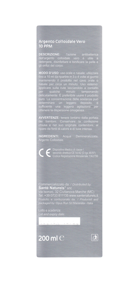 Argento Colloidale - 10 ppm - 2