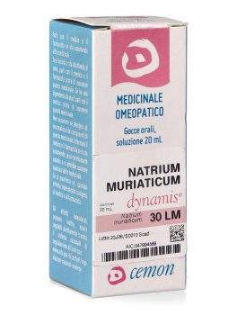 Natrium Muriaticum 30 LM Gocce Orali Soluzione 20ml - 2