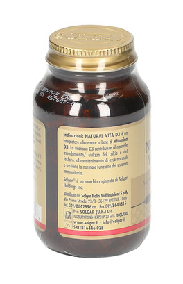 Natural Vita D3 - Integratore Alimentare a Base di Vitamina D3 - 4