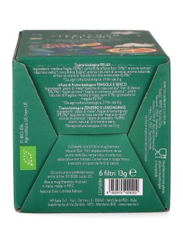 Neavita Cofanetto -Tazza Termica + 6 Tisane Bio - 6