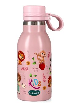 Neavita Kids Bottle Borraccia Termica in Acciaio Inox - Rosa - 3