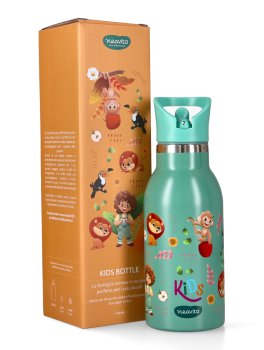 Neavita Kids Bottle Borraccia Termica in Acciaio Inox - 1