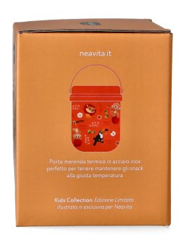 Neavita Kids Snack Box Porta Merenda in Acciaio Inox - 3