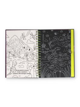 Neon Gratta e Colora - Fantastici Dinosauri — Libro - 2