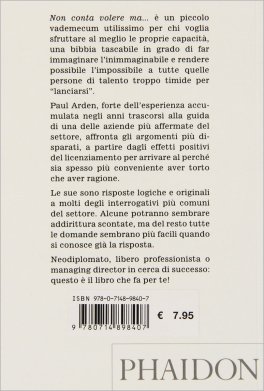 Non Conta Volere, ma Volere Contare — Libro - 2