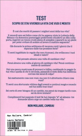 Non Mollare, Cambia! — Libro - 2
