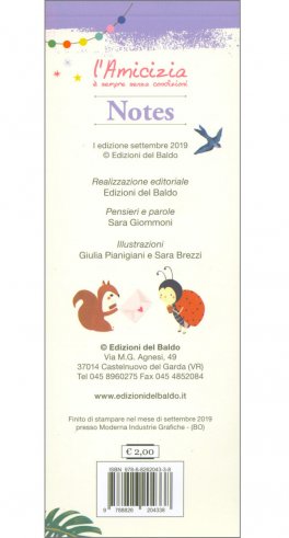 Notes l' Amicizia — Quaderno - 3