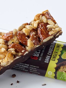 Nuts & Berries Dark Chocolate - Barretta di Frutta Secca Bio - 4