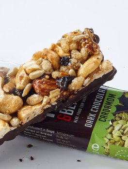Nuts & Berries Dark Chocolate - Barretta di Frutta Secca Bio - 5