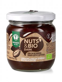 Nuts & Bio Dark - Crema Biologica Spalmabile con Cacao Magro e Nocciole - 1