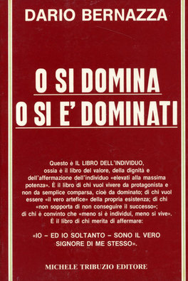 O si Domina o si è Dominati — Libro - 1