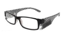 Occhiali Da Lettura Con Luci - Donna - Neri - 1,00