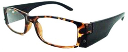 Occhiali da Lettura con Luci - Lucy Look - Uomo - Tartaruga - 1,00