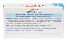 Oligolito Vital - 20 Fiale - 2