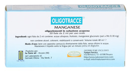 Oligotracce - Manganese - 20 Fiale da 2 ml - 2