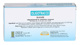 Oligotracce - Rame - 20 Fiale da 2 ml - 2