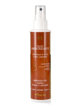 Olio Abbronzante con Mallo di Noce e Beta Carotene SPF6 - 1