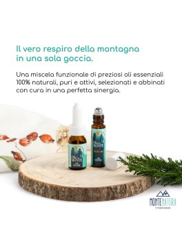 Olio del Monte Roll On - Miscela di Oli Essenziali Balsamici - 5