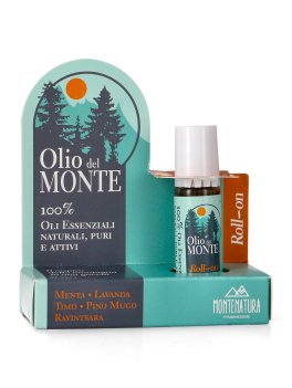 Olio del Monte Roll On - Miscela di Oli Essenziali Balsamici - 1