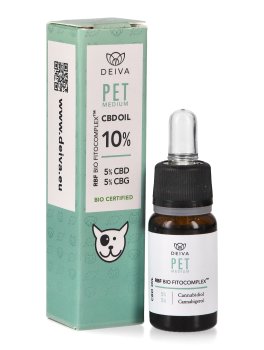Olio di CBD Bio per Cani Pet Medium 10% - 1