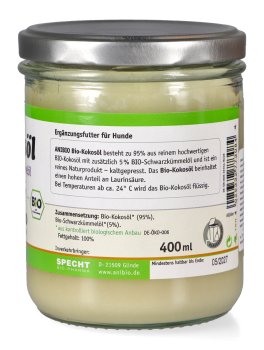 Olio di Cocco per Animali Bio - 2