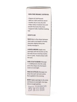 Olio di Ricino Biologico + Kit Ciglia e Sopracciglia - 3