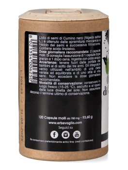 Olio di Semi di Cumino Nero Bio - Capsule molli - 3