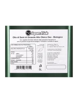 Olio di Semi di Girasole Alto Oleico Bio - 3