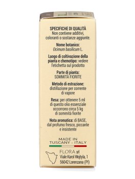 Olio Essenziale di Basilico Bio - 5