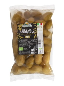 Olive Verdi Giganti in Salamoia Bio - Bella di Cerignola - 1