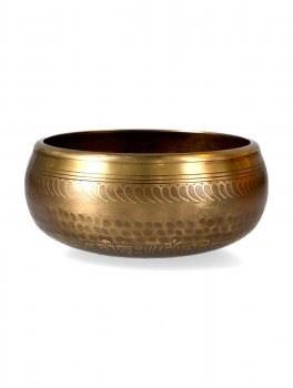 Om Singing Bowl - Campana con Om Inciso - 2