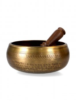 Om Singing Bowl - Campana con Om Inciso - 1