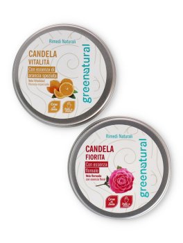 Omaggio - Bauletto "Christmas Peggy" con Candela Arancio e Candela Fiorita - 3