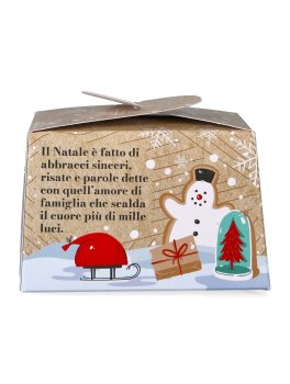 Omaggio - Bauletto "Christmas Peggy" con Candela Arancio e Candela Fiorita - 4